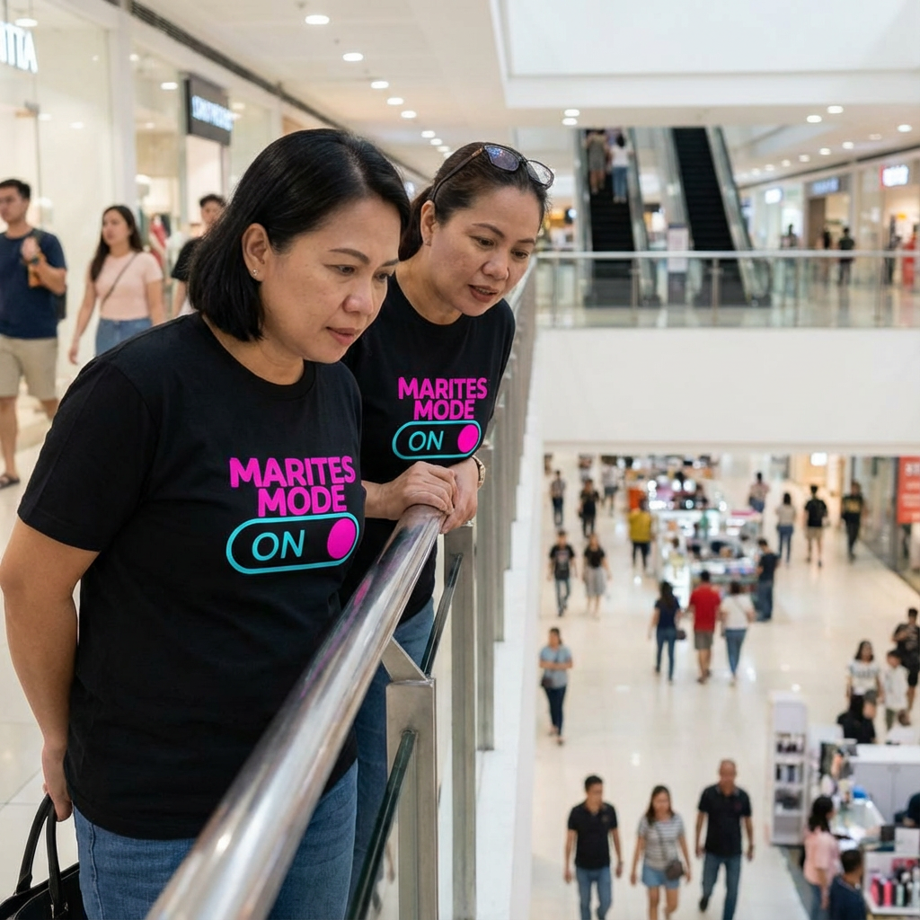 Marites Mode On - Pink/Cyan