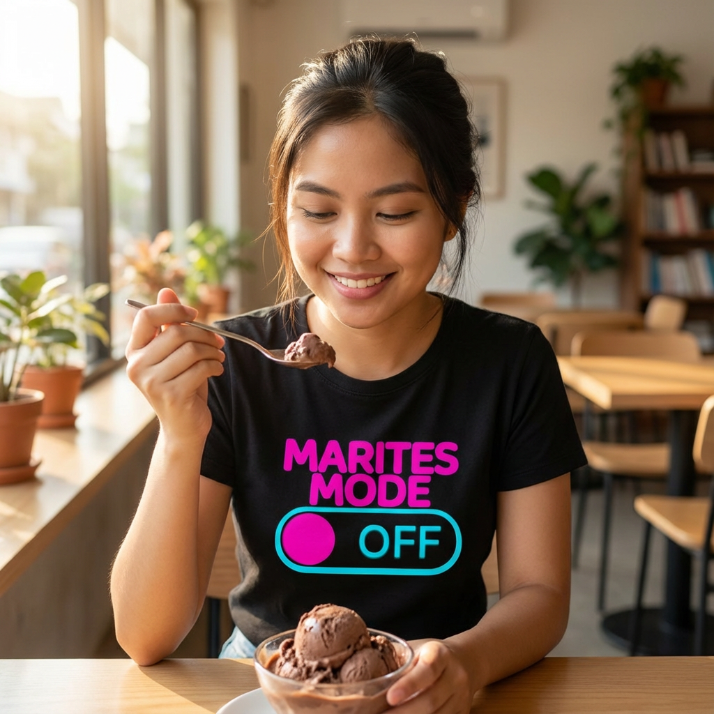 Marites Mode Off - Pink/Cyan
