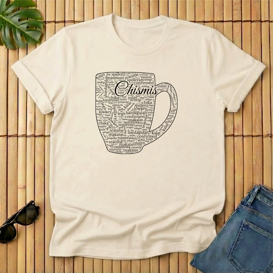 Chismis Mug Word Cloud - Border
