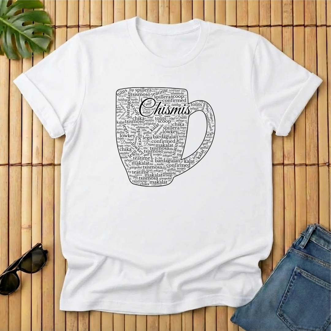 Chismis Mug Word Cloud - Border