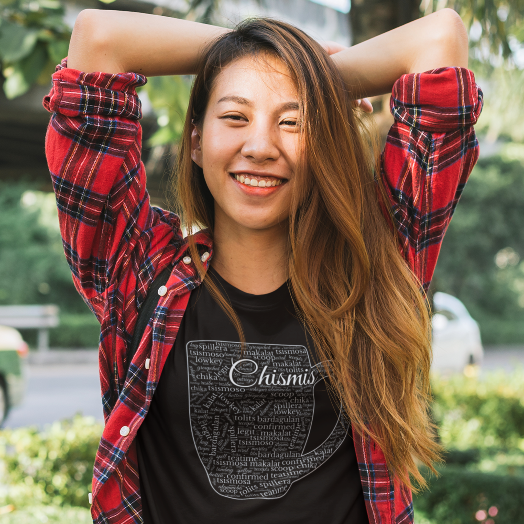 Chismis Mug Word Cloud - Border